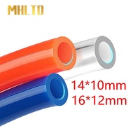 16mm 14mm PU Air Gas Pipe 1 Meter 16*12mm 14*10mm Pneumatic Pipe Tube Air Hose diameter