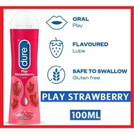 🔥Free condom🔥Water-based lubricant lube Play Strawberry (Pelincir seks)