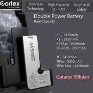 Cortex iPhone Baterai XR XS XSMax Battery High Capacity Original Batre