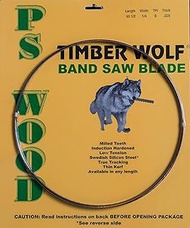 PS Wood Timber Wolf 125 x 3/8 x 6 tpi band saw blade