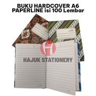 A6 PAPERLINE HARDCOVER BOOK CONTENTS 100 SHEETS - A6 BATIK BOOK
