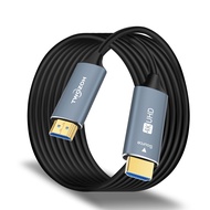 Twozoh Fiber Optic HDMI Cable 50FT, 4K Fiber HDMI to HDMI Cable 4K/60Hz (4:4:4 HDR10 HDCP2.2) 1440p 