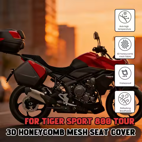2025+ FOR TIGER SPORT 800 TOUR 3D Breathable Seat Covers Tiger 800 Sport Tour Motorcycle Insulated P