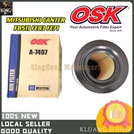 OSK A-7497 AIR FILTER PENAPIS UDARA MITSUBISHI CANTER FB511 FE83 FE71 AIR FILTER LORI LORRY ME017246