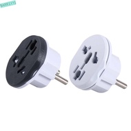 BARR1YYJ Power Plug Adapter EU Plug Converter Travel Adapter 16A 250V Europe Plug AU UK CN US To EU 