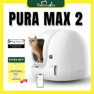 [MY Authorized] PETKIT Pura Max 2 Self Cleaning Automatic Cat Litter Box  Pet Toilet Kucing Automati