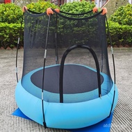 Spot Supply Inflatable Trampoline Children's Trampoline Cloth Cover Trampoline Portable Home Trampoline