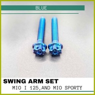 → ∢ ◧ ℡ GR5 TITANIUM BOLTS SWING ARM/PIPE SET FOR MIO I 125, AND MIO SPORTY
