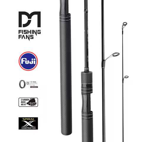 FISHINGFANS ORCA FUJI O GUIDE CARBON HANDLE SPINNING TYPE GALATAMA 1.8m 1.98m 2.13m 2.4m Light L ML 
