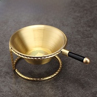 Pure Brass Tea Strainer Kung Fu Tea Set Accessories Tea Separator Tea Filter Tea Brewing Filter Net