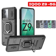 For Vivo IQOO 13 Z9 X Turbo+ 5G 2024 Phone Case Ring Stand Holder Casing IQOO13 IQOOZ9X IQOOZ9 IQOOZ
