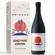 HUICHAO Japan Digestive Enzyme Drink, Enzyme Syrup with Probiotics, Prebiotic, Vegetables & Fruits, 