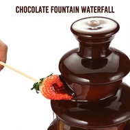 4น้ำพุช็อคโกแลตชั้นๆน้ำตกละลายเครื่อง220V ช็อคโกแลตสแตนเลส DIY น้ำพุขนาดมินิ Hotpot ออกแบบเครื่อง