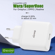 ที่ชาร์จ SuperVooc สำหรับ Realme GT neo5/11/10 Pro/c55/X50/7/9/Q5/V15/GT Master Edition/Gt 2 pro, ที่ชาร์จ Warp สำหรับ OnePlus 11/10/9/Nord CE 2, สำหรับ OPPO Reno10/ อะแดปเตอร์ปลั๊กผนัง USB Findx 6/A78/find n3