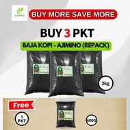 【Baja Organik肥料】Ajimino Premium Quality 3KG X3 (Baja Kopi) Organic fertilizer Amino Acid, Humic Acid