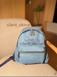 Coach 蔻馳丹寧 Demin Cargo 雙肩包雙肩背包