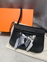 Hermes Halzan 25 Noir ghw