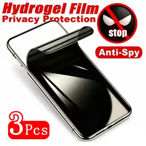 3Pcs Privacy Hydrogel Screen Protector For Xiaomi 12 10 9 8 Lite 10T 9TPro Redmi K20 K30 K40 K50 K60