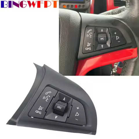 Multi-media Car Cruise Control Switch Multifunction Steering Wheel Button Audio For Chevrolet Cruze 