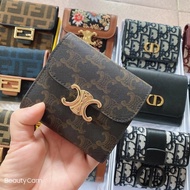 LV_ Bags Gucci_ Bag Women Short Wallet Leather Purse Mini Cardholders Coin Wallets Handbag ZZH3