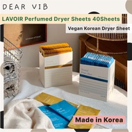 [LAVOIR] Perfumed Dryer Sheets | Fabric Softener Anti Static Laundry Sheet | Long Lasting Laundry Fr