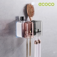 ECOCO Toothbrush Holder Cup Set Toothbrush rack toothpaste Holder glass