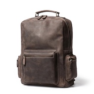 XTREXS LEATHER Men's Backpack Genuine LEATHER Crazy Horse Type Backpack Quality Material Unique and 