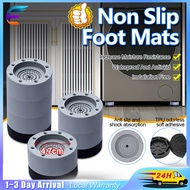 4Pcs Washing Machine Pad Stand Anti Vibration Feet Pads Shockproof Pad Alas Mesin Basuh Alas Peti Se
