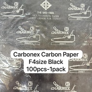 CARBONEX CARBON PAPER - F4 SIZE (BLACK) 100PCS-1PACK