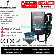 Switching Power Supply Adapter for CCTV DVR LED 12V 5A 60W 5.5mm*2.5mm