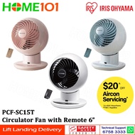 Iris Ohyama Circulator Fan with Remote 6" PCF-SC15T