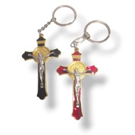 GANTUNGAN Benedict Cross Flower Keychain 7cm M38/13 - Benedict Cross Keychain