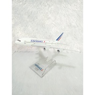 Airfrance A380 Diecast Airplane with Stand Label