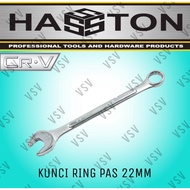 HASSTON Wrench 22mm Combination Wrench 22mm Ringpas 22mm Spanner