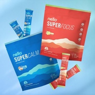 Nello Focus & Calm Super Set：1Bag Supercalm Travel Pouch（20Small Bag）+1Bag Superfocus Travel Pouch（C