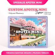 Mini Pharmacy Custom Box Super Sticker Gift Character Theme - Kiiyomi Pharmacy