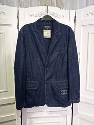 chanel牛仔布西裝外套