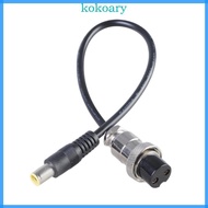KOK 31cm Power Cable 7 9x0 9mm Male to GX20 2Pin Female Adapter Cord for Outdoor Power Supply And En
