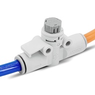 AS Push-in Quick Joint Pipe Throttle Valve Pneumatic Cylinder Regulator Fittings AS2002F-04A 06 08