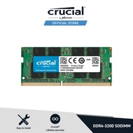 Crucial DDR4-3200 SODIMM Laptop Memory (8GB/16GB/32GB) แรมความเร็วสูงที่จะทำให้แล็ปท็อปของคุณทำงานได้อย่างมีประสิทธิภาพ