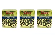 ลูกเกด Ligo ลิโก้ กล่องทอง 250กรัม Raisins Seedless ลูกเกดอบแห้ง แพค 3 กล่อง