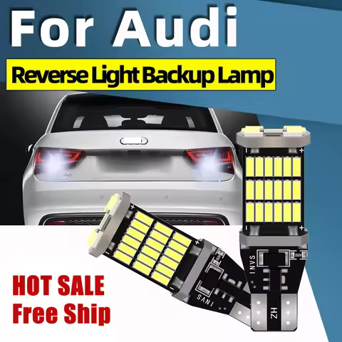 2pcs LED Reverse Lights Backup Lamp T15 W16W For Audi A1 8X1 8XK A3 8P A4 B9 B8 A5 8T A6 C7 C6 A8 4E