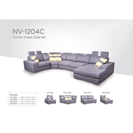 Corner Shape Sofa Set/FABRIC SOFA/RUANG TAMU/LIVING ROOM