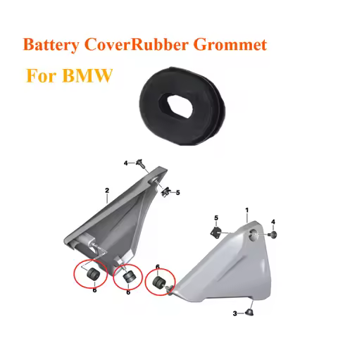Rubber Battery Tray Side Cover Grommet For BMW R1200GS R1200GS Adventure R1250GS R1250GS Adventure B