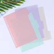 AELEGANT Binder Index Page 4Pcs/set Stationery B5 A5 A4 Bookmark Office Supplies School Notebook Sep