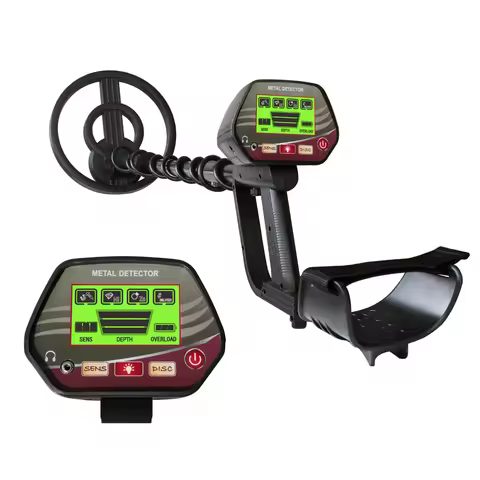 MD-4072 Underground Underwater Gold Metal Detector LCD Backlight Display Pinpoint Disc All Metal See