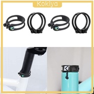 [Kokiya] Seatpost Clamp Portable Replacement Seat Tube Clip for Mountain Road Bikes Folding Bikes Riding Repair Accessories