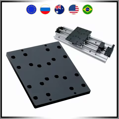 CNC sliding table plate Openuilds 3D Printer Aluminum Plate T6x125x125 T10x160x135 mm Z Axis Mountin