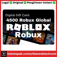 Roblox 4500 Robux Gift Card Digital Code Game Card