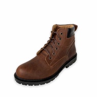 Giày Boot Nam Da Bò Thật Cổ Cao TEFOSS HN612 Nâu size 38-44 thời trangđế khâu chắc chắn